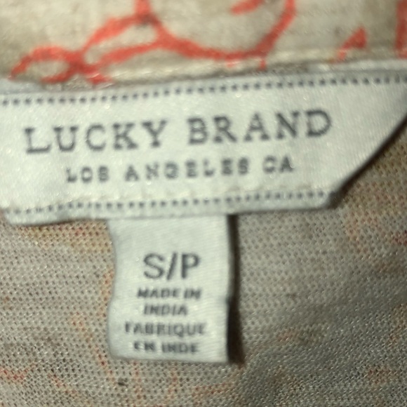 Lucky Brand sleeveless tassel front blouse Size S - Picture 3 of 5